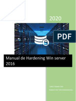 Hardening WinServer 2016 PDF