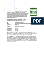 The Metabolic Role of AMPK in Cancer Multi-Drug Resistance