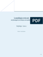 Morphologie l2 PDF