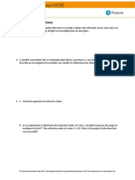 IGCSE - Physics - Worksheet 12 - Light Waves