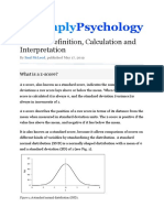 Z-Score: Definition, Calculation and Interpretation