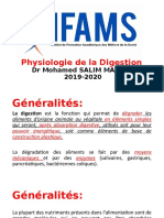 Physiologie de La Digestion