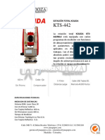 Estación Total KTS-442R6LC