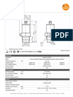 Flush Pressure Transmitter: 1 Tightening Torque 20 NM