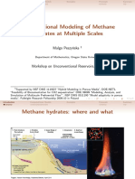 Computational Modeling of Methane Hydrates at Multiple Scales