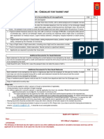 Checklist Tourist PDF