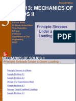 Ce 4413: Mechanics of Solids Ii: Principle Stresses Under A Given Loading