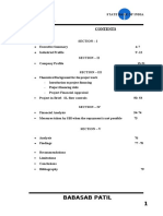 Babasab Patil 1: Project Financing