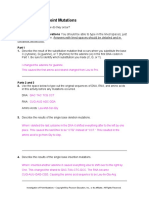 Virtual Lab-Point Mutations