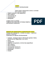 Formato Tarea Corta y Larga