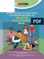 Norma Técnica de Salud Integral Del Adolescente