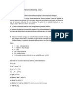 Taller Solucionado Fundamentos de Termodinámica