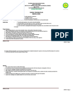 Clinical Teaching Plan - Medical Ward Jenny Salonga