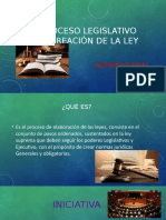 Proceso Legislativo de Creación de La Ley