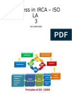 Success in IRCA - ISO LA 3