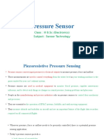 Pressure Sensor: Class: III B.SC (Electronics) Subject: Sensor Technology