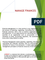 Bsbfim601 Manage Finances