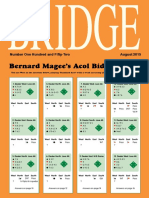 Bernard Magee's Acol Bidding Quiz: Number One Hundred and Fifty-Two August 2015