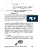 Design and Implementation of GSM Based Digital Fuel Meter and Fuel Theft Detection Using PIC Microcontroller