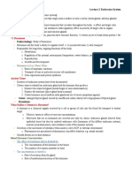 Lecture 2 The Endocrine System