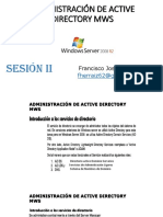 ADMINISTRACIÓN DE ACTIVE DIRECTORY MWS Parte II