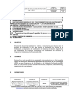 ECA-MC-P11 Procedimiento de Evaluacion in Situ para OC y OVV V06