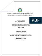 Atividade 1 - Matematica - 6o Ano