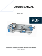 Manual of Lathe Sp2124-I