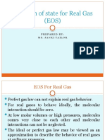 EOS For Real Gas Final