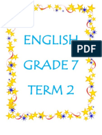 English Grade 7 Term 2