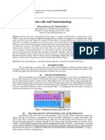 Solar Cells and Nanotechnology: Bharathidasan.D, Muhibullah.J