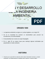 Origen y Evolucion de La Ingenieria Ambiental