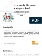 Administración de Fármacos Por Vía Parenteral