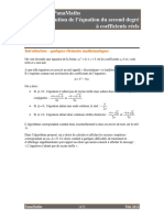 Algo Resolution Equation 2nd Degre PDF