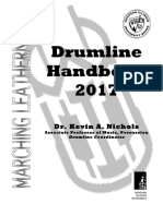 Drumline Handbook 2017: Dr. Kevin A. Nichols