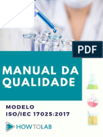 Modelo de Manual Da Qualidade 17025-2017