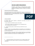 Diario de Campo Pedagogico