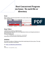 Oracle eBS Concurrent Request Host Program Issue Resolution