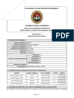 Silabo de Metalurgia 1 2020 PDF