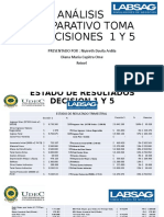 Análisis Comparativo Toma de Decisiones 1 y 5