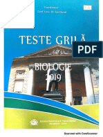 Grile Biologie 2019 UMFCD PDF