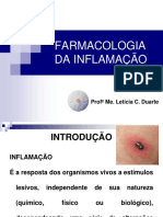 FARMACOLOGIA Inflamação