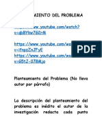 Planteamiento Del Problema