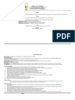 NCM 109 Instructional Plan