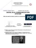 Why We Need To Study A Noise in A Communication System?