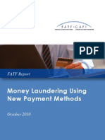 Money Laundering Using New Payment Methods, October 2010 