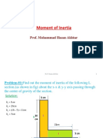 Moment of Inertia: Prof. Mohammad Hasan Akhtar