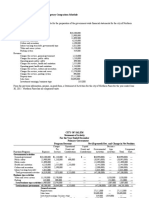 Government-Wide Statements & Budgetary Comparison Schedule Part One