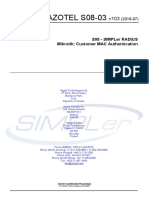 AZOTEL S08-03: S08 - Simpler Radius Mikrotik: Customer MAC Authentication