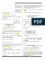 Examen de Matematica y Razonamiento para 5 de Secundaria